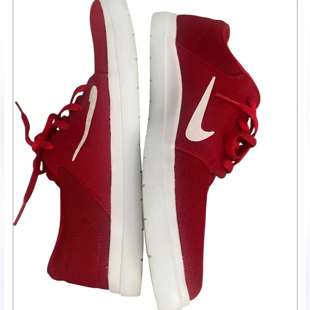 Nike SB Portmore Ultralight Men’s 8.5 skater red and white lace up sneakers